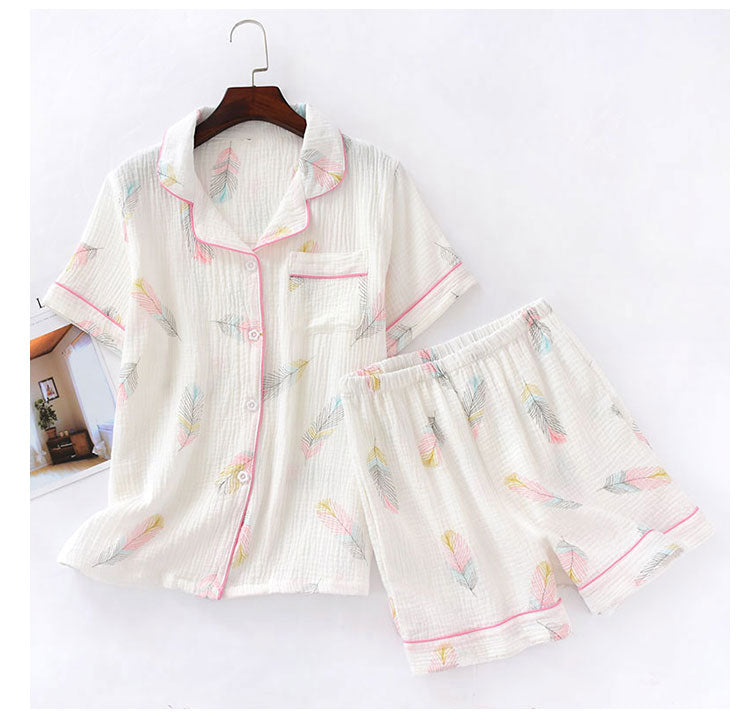 The Short-Sleeved Print Original Pajamas-Original Pajamas