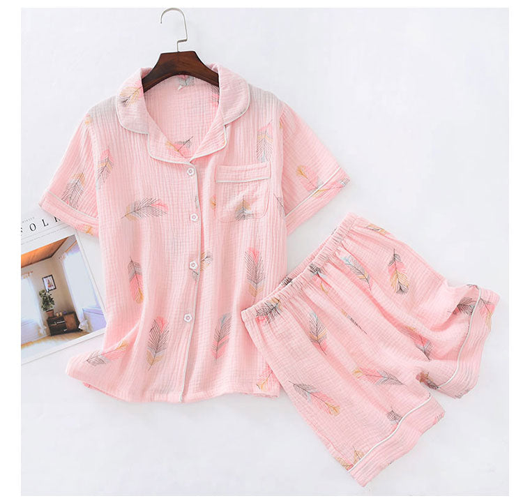 The Short-Sleeved Print Original Pajamas-Original Pajamas
