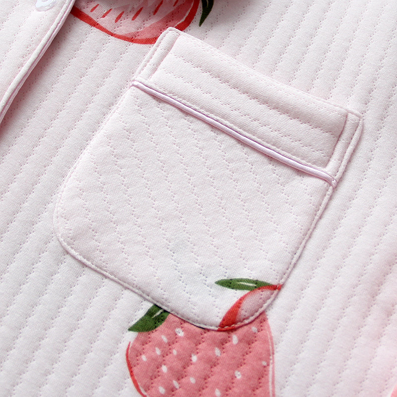 The Solid Thick Knitted Pajama Set Original Pajamas-Original Pajamas