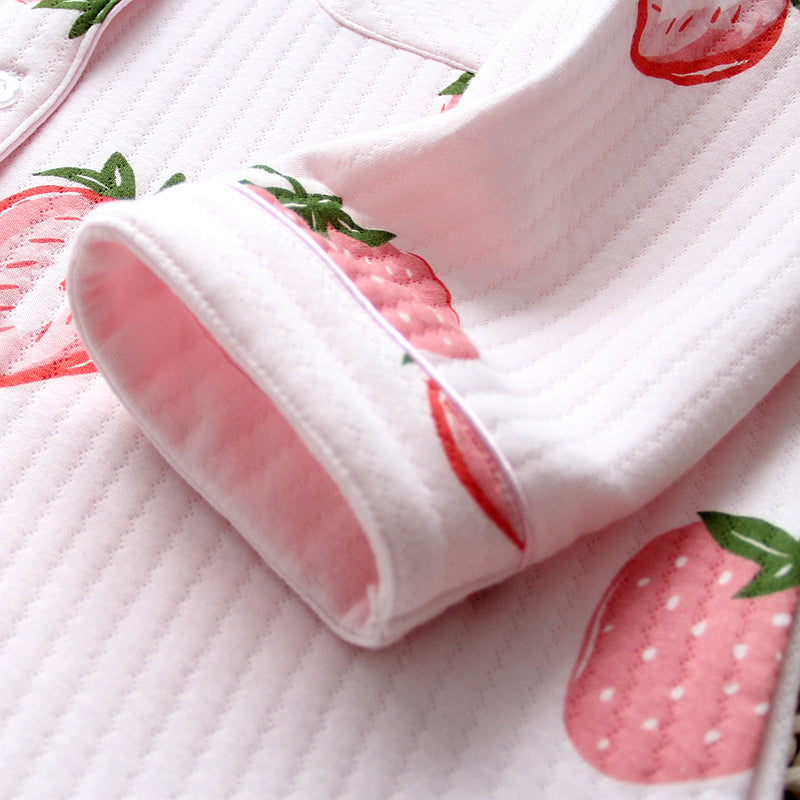 The Solid Thick Knitted Pajama Set Original Pajamas-Original Pajamas