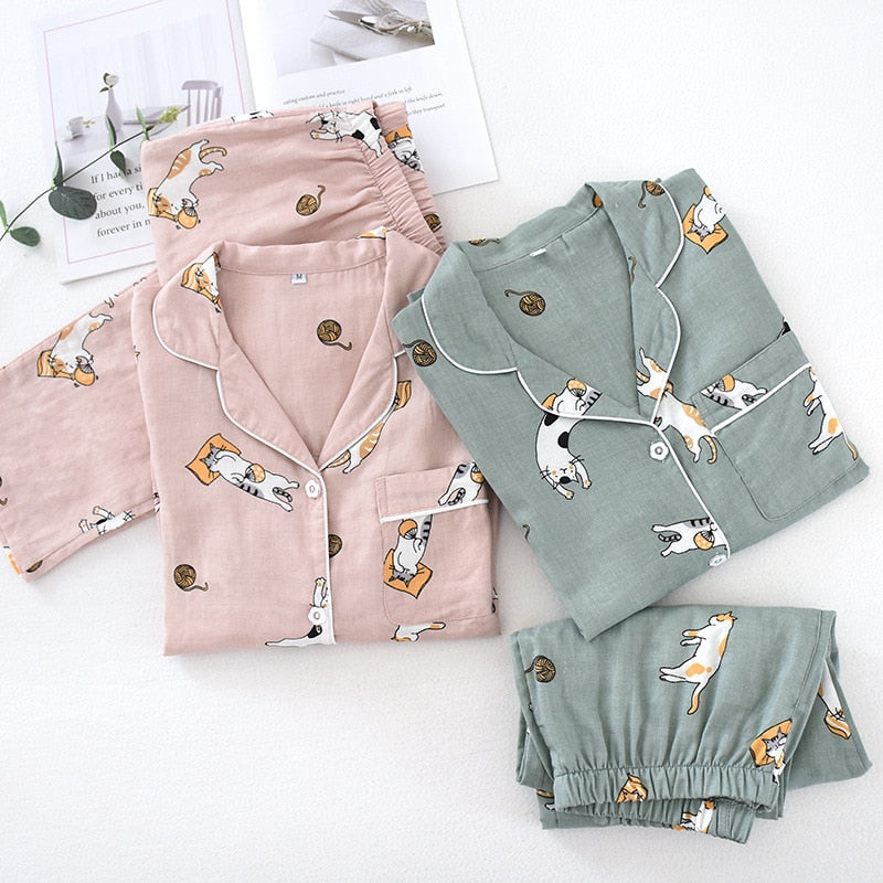 The Cartoon Animal Pajama Set Original Pajamas-Original Pajamas
