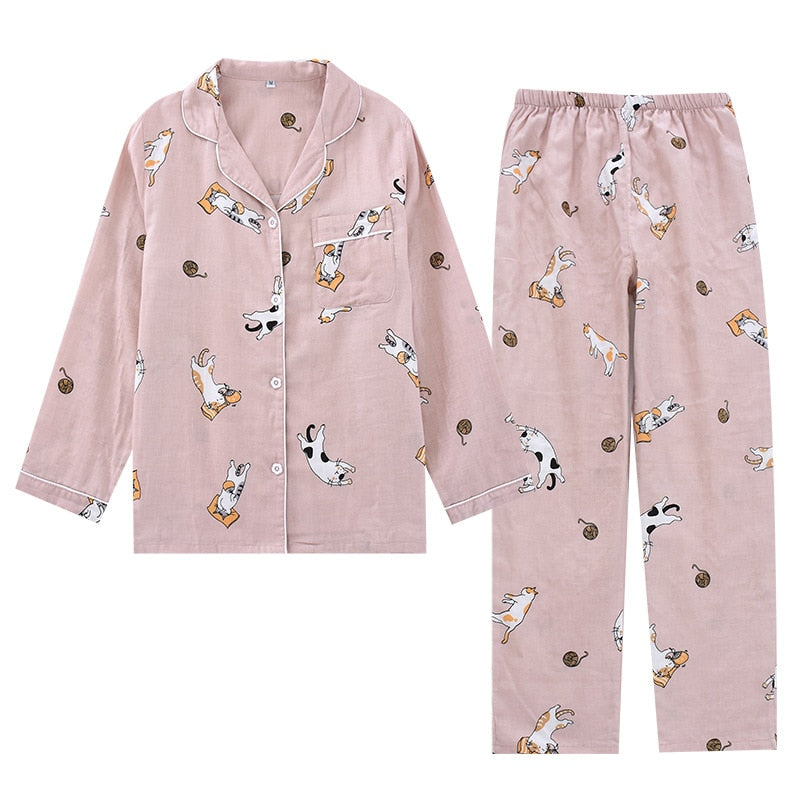 The Cartoon Animal Pajama Set Original Pajamas-Original Pajamas