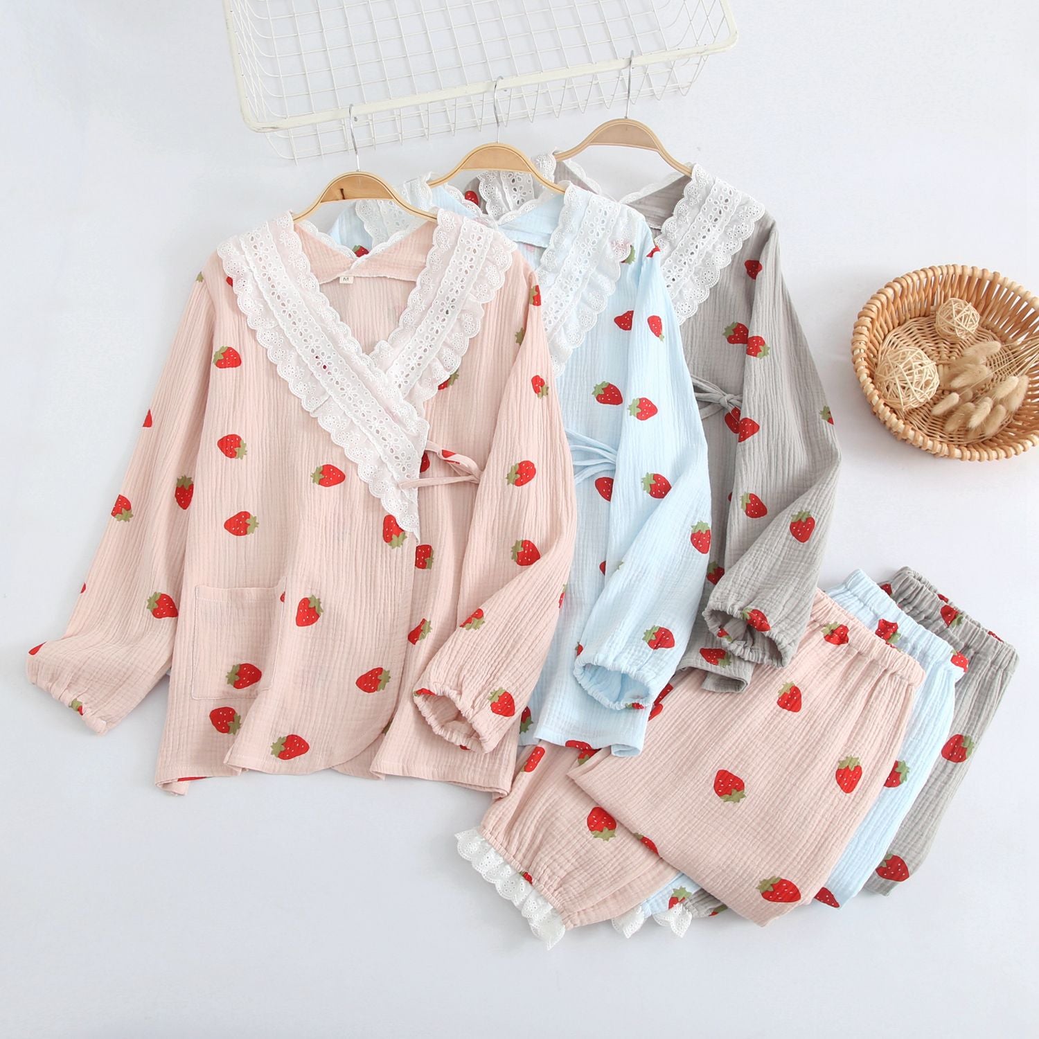 The Strawberry Kimono Original Pajamas-Original Pajamas