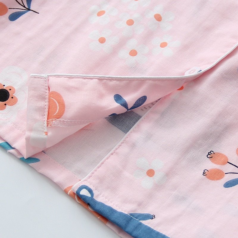 The Floral Print Long Pajama Set Original Pajamas-Original Pajamas