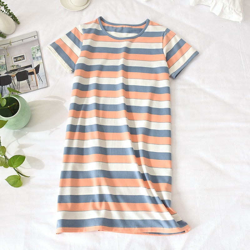 The Colorful Stripes Solid Original Pajamas-Original Pajamas