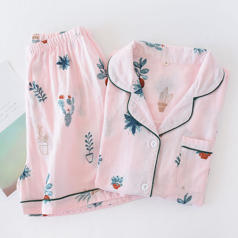 The Spring Printed Shorts 2 Piece Pajamas-Original Pajamas