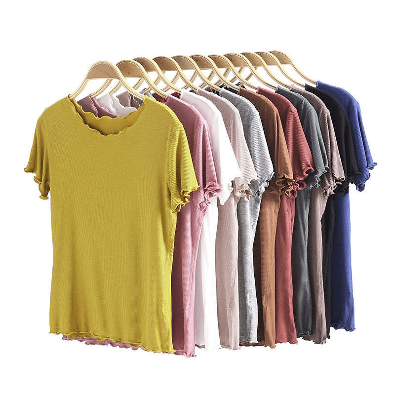 The Poly Solid Top Original Pajamas-Original Pajamas