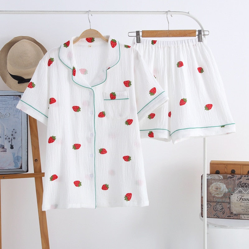 The Guaze Patterned Original Pajamas-Original Pajamas