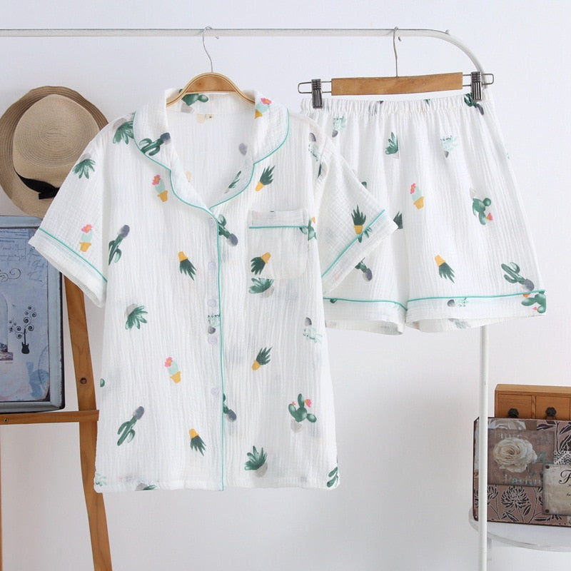 The Guaze Patterned Original Pajamas-Original Pajamas