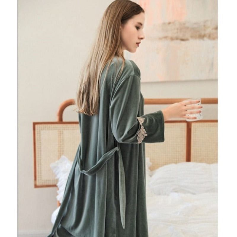 The Velvet Lace Pajama Set Best Adult Pajamas-Original Pajamas