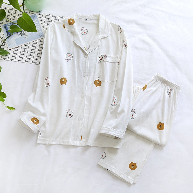 The Cute Animal Face Pajama Set Original Pajamas-Original Pajamas