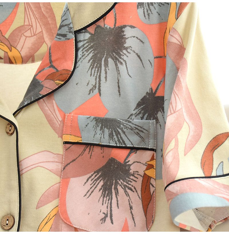 The Tropical Flowers Set Original Pajamas-Original Pajamas