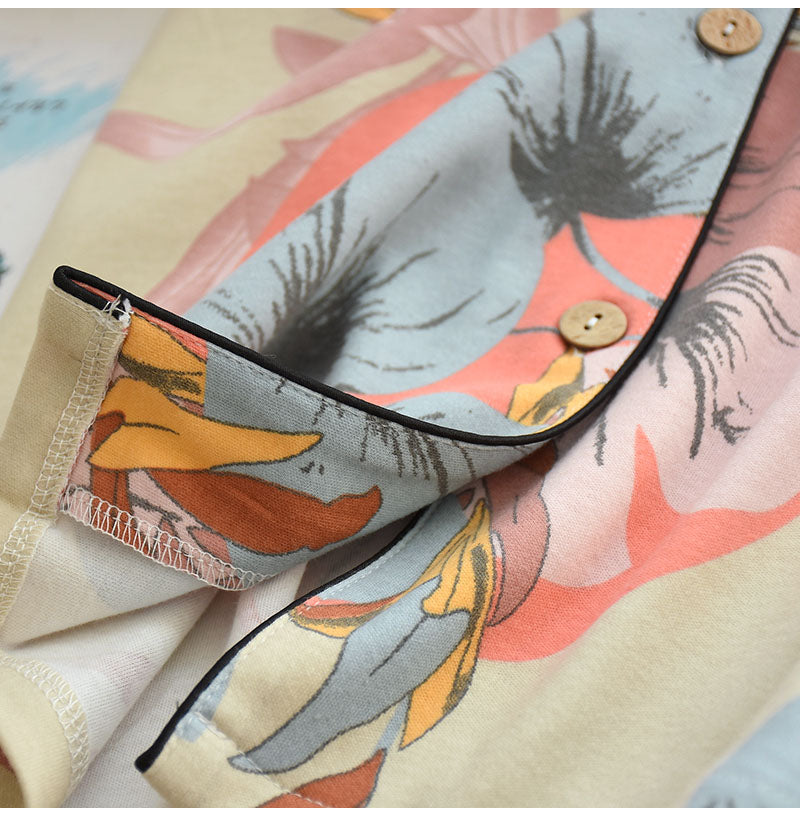 The Tropical Flowers Set Original Pajamas-Original Pajamas