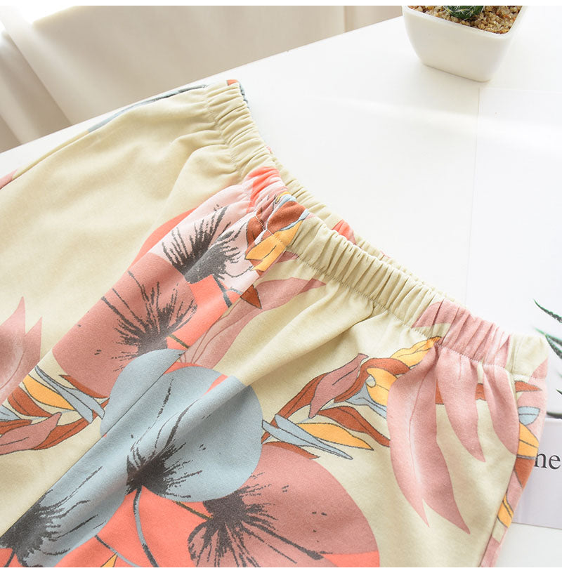 The Tropical Flowers Set Original Pajamas-Original Pajamas