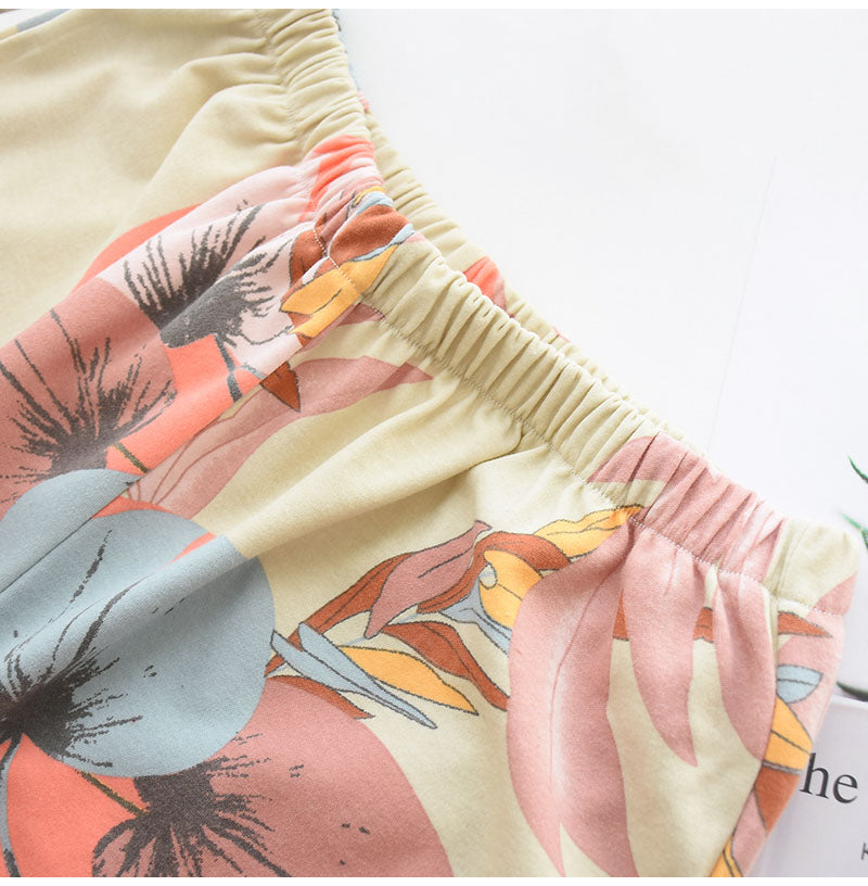 The Tropical Flowers Set Original Pajamas-Original Pajamas