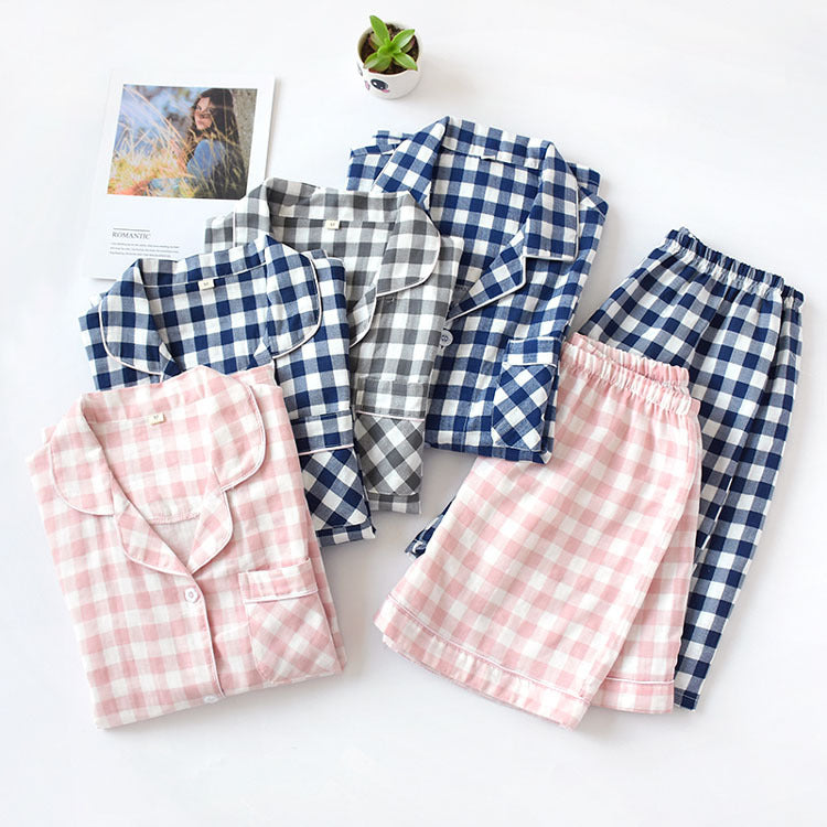 The Short Sleeved Thin Best Cotton Pajamas-Original Pajamas