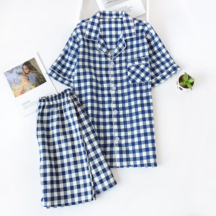 The Short Sleeved Thin Best Cotton Pajamas-Original Pajamas