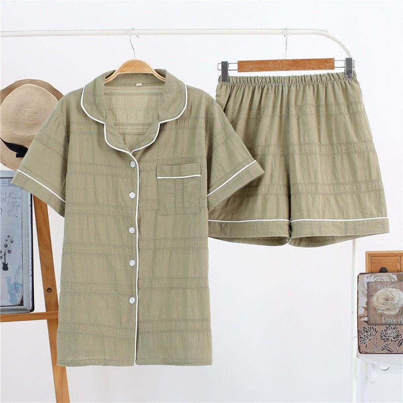 The Gauze Solid Original Pajamas-Original Pajamas