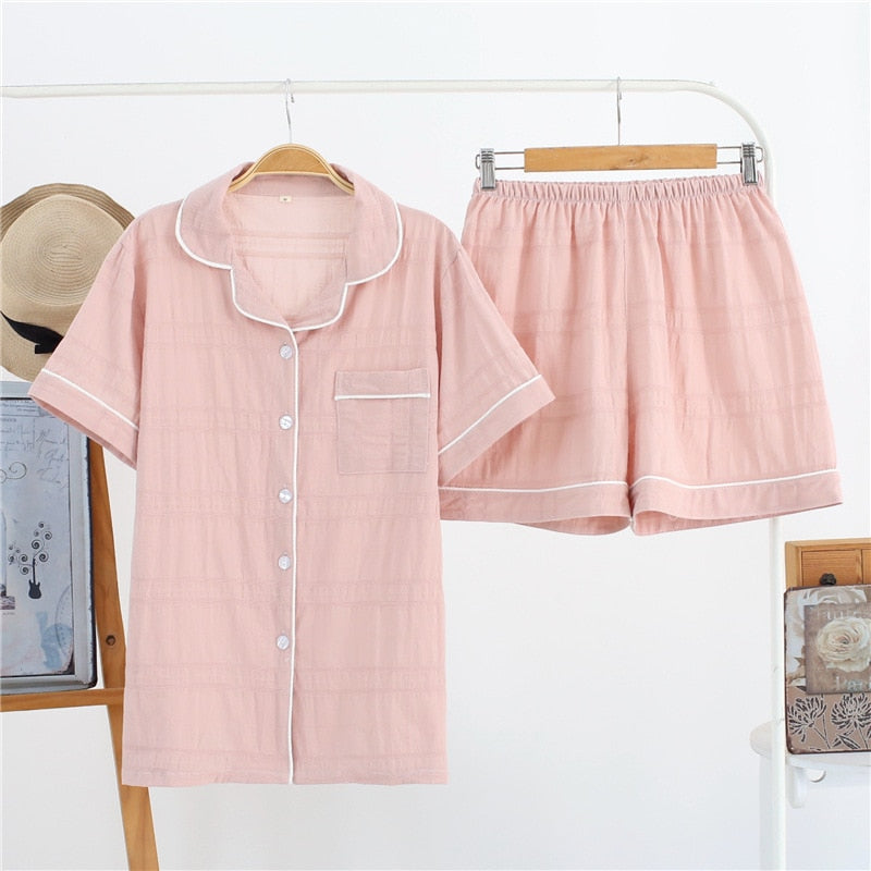 The Gauze Solid Original Pajamas-Original Pajamas