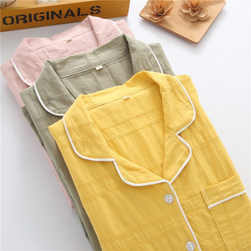 The Gauze Solid Original Pajamas-Original Pajamas