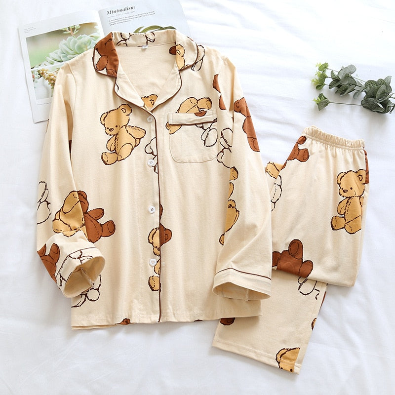 The Cute Bear Pajama Set Original Pajama-Original Pajamas