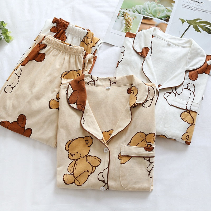 The Cute Bear Pajama Set Original Pajama-Original Pajamas