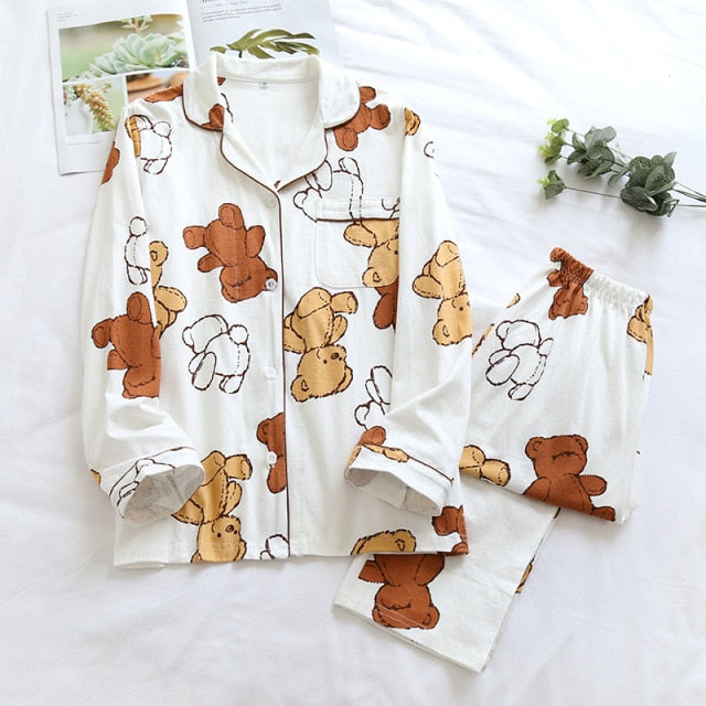 The Cute Bear Pajama Set Original Pajama-Original Pajamas