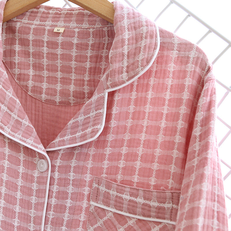 The Crepe Checked Original Pajamas-Original Pajamas