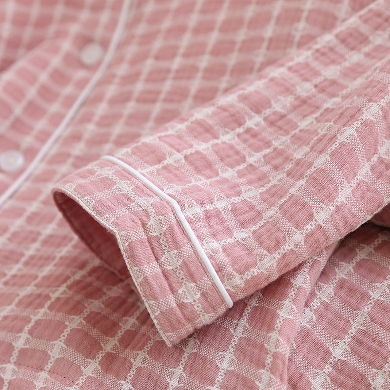The Crepe Checked Original Pajamas-Original Pajamas