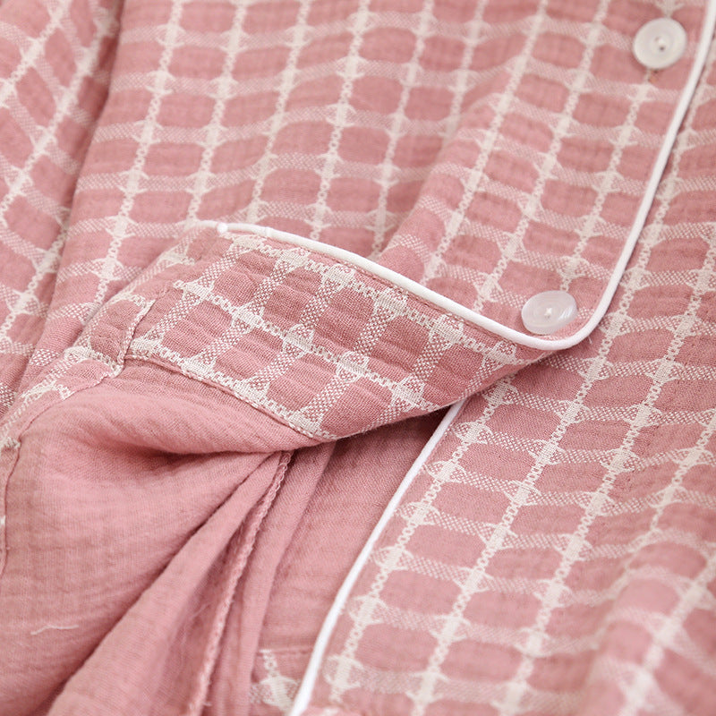 The Crepe Checked Original Pajamas-Original Pajamas