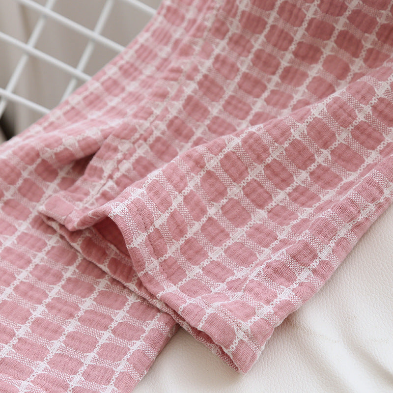 The Crepe Checked Original Pajamas-Original Pajamas