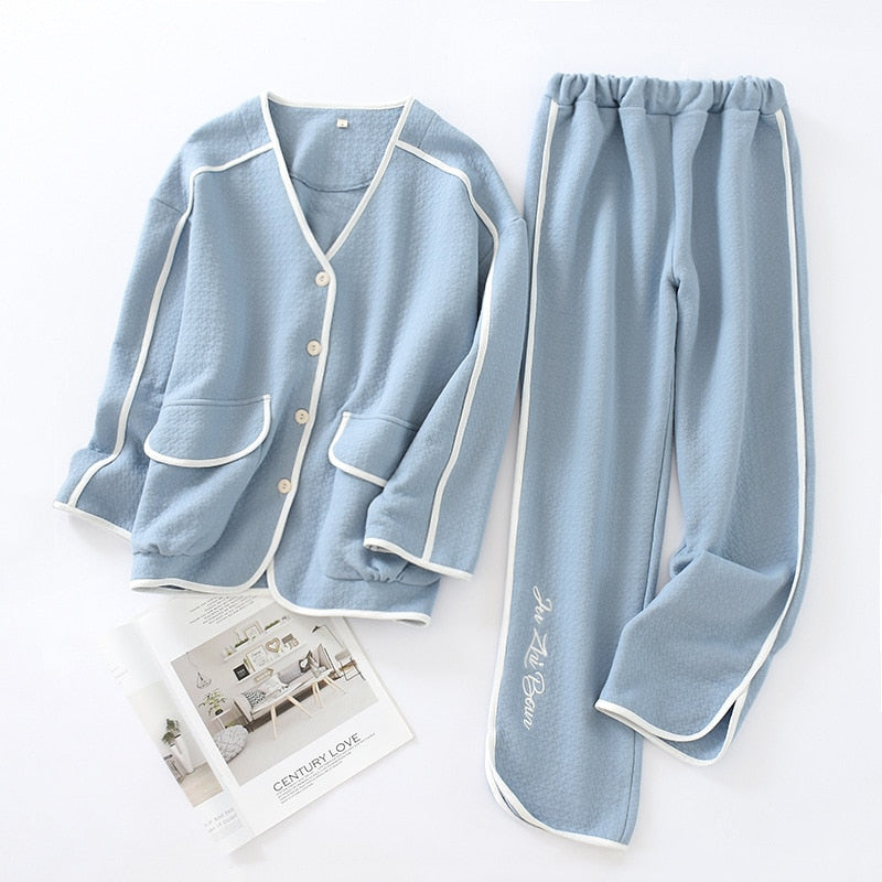 The Thick Double Pocket Pajama Set 2 Piece Pj Set-Original Pajamas