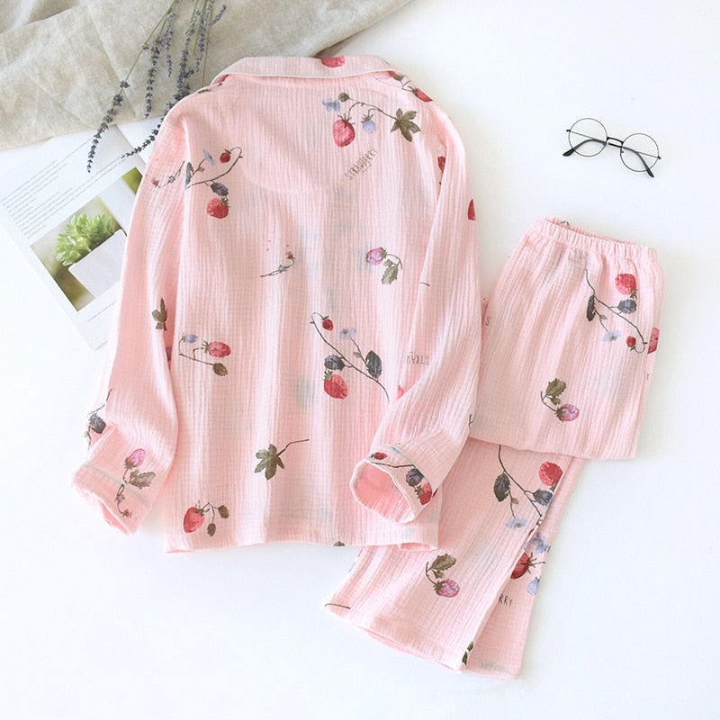 The Floral Full Sleeve Pajama Set Original Pajamas-Original Pajamas