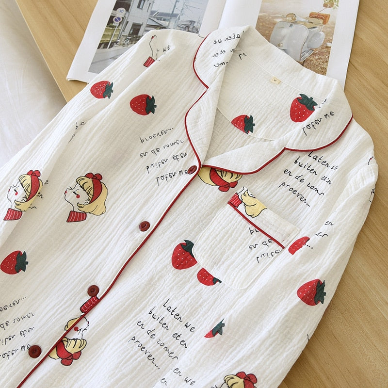 The Strawberry Santa Original Pajamas-Original Pajamas