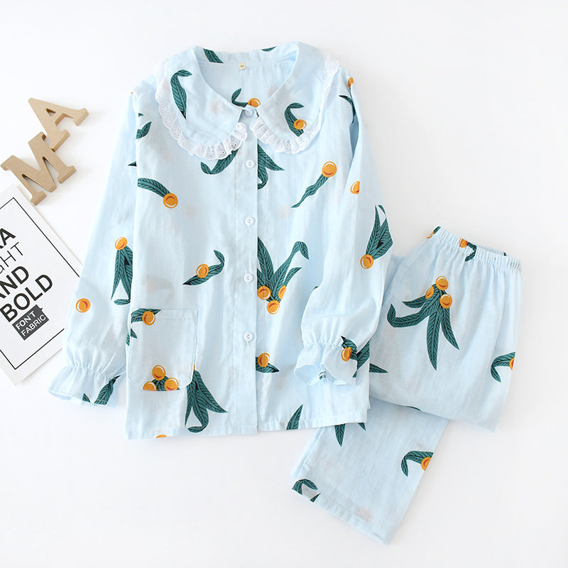 The Leaf Printed Original Pajamas-Original Pajamas