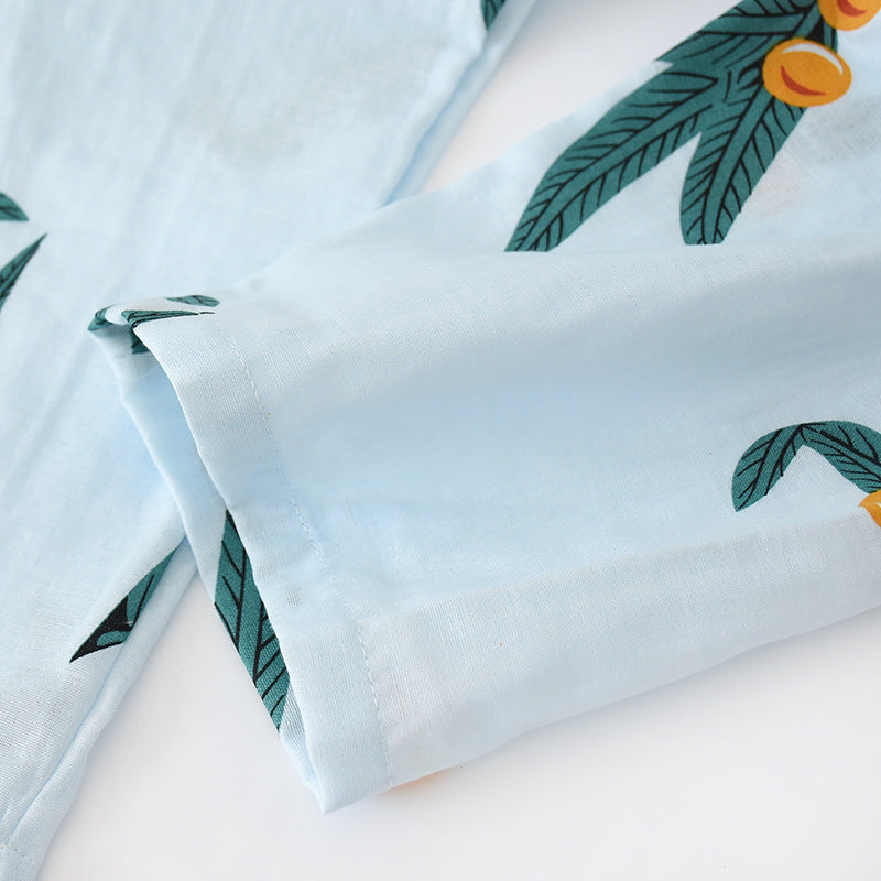 The Leaf Printed Original Pajamas-Original Pajamas