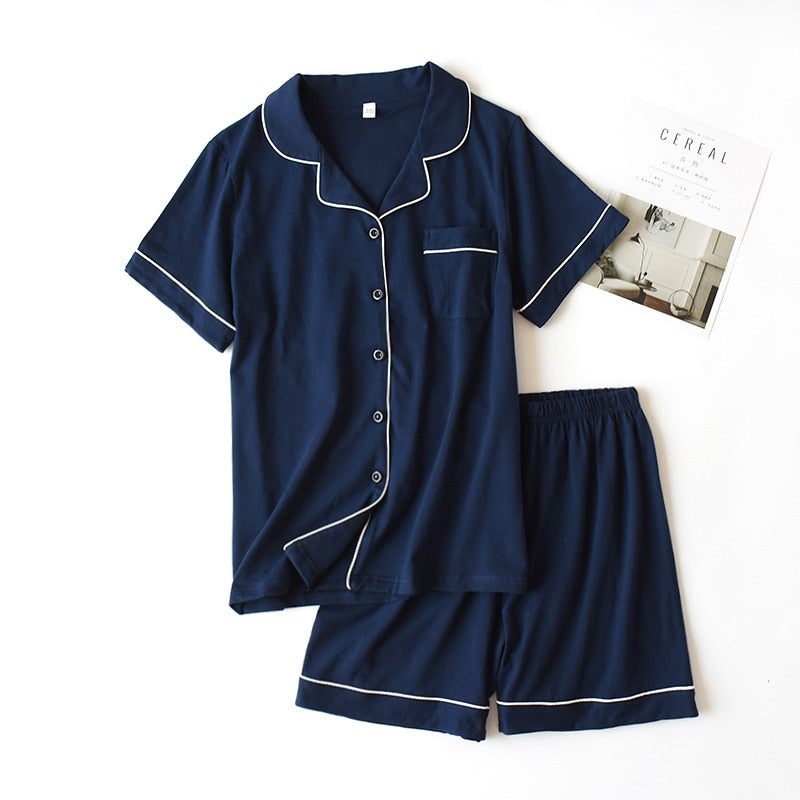 The Short Sleeve And Shorts Pajama Set Original Pajamas-Original Pajamas