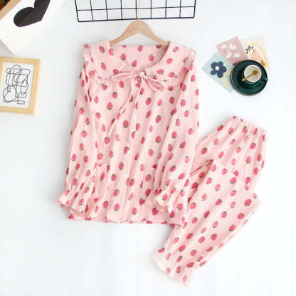 The Strawberry Printed Original Pajamas-Original Pajamas