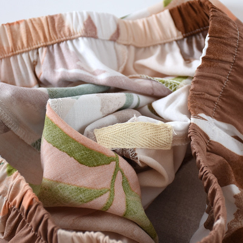 The Floral Half Sleeve Original Pajamas-Original Pajamas