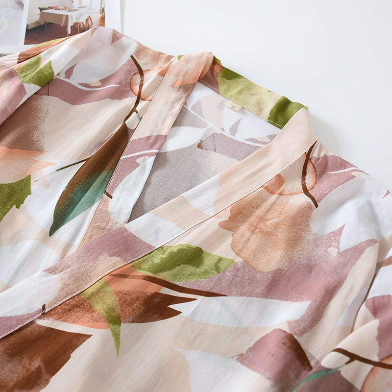 The Floral Half Sleeve Original Pajamas-Original Pajamas