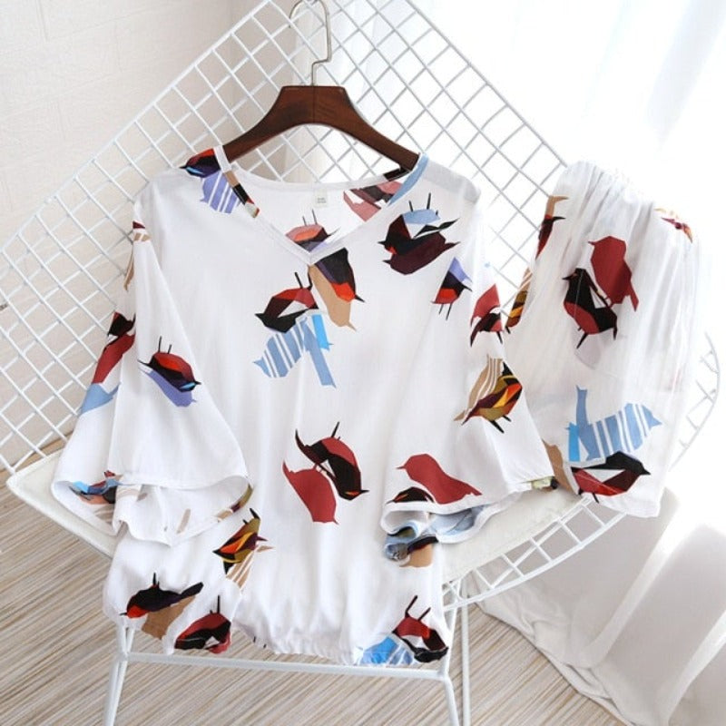 The Casual Rayon Original Pajamas 2 Piece Sleepwear-Original Pajamas