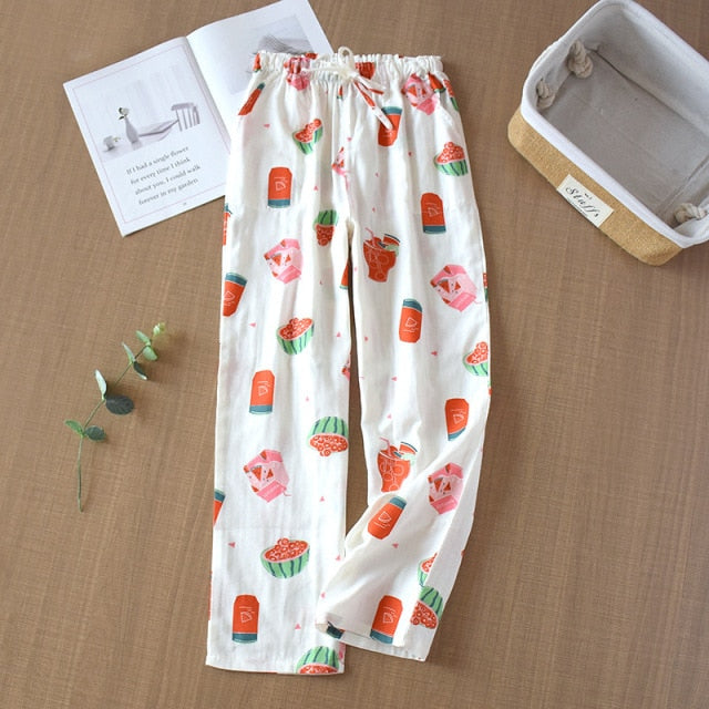 The All Over Print Drawstring Pajama Pants Best Comfy Sleepwear-Original Pajamas