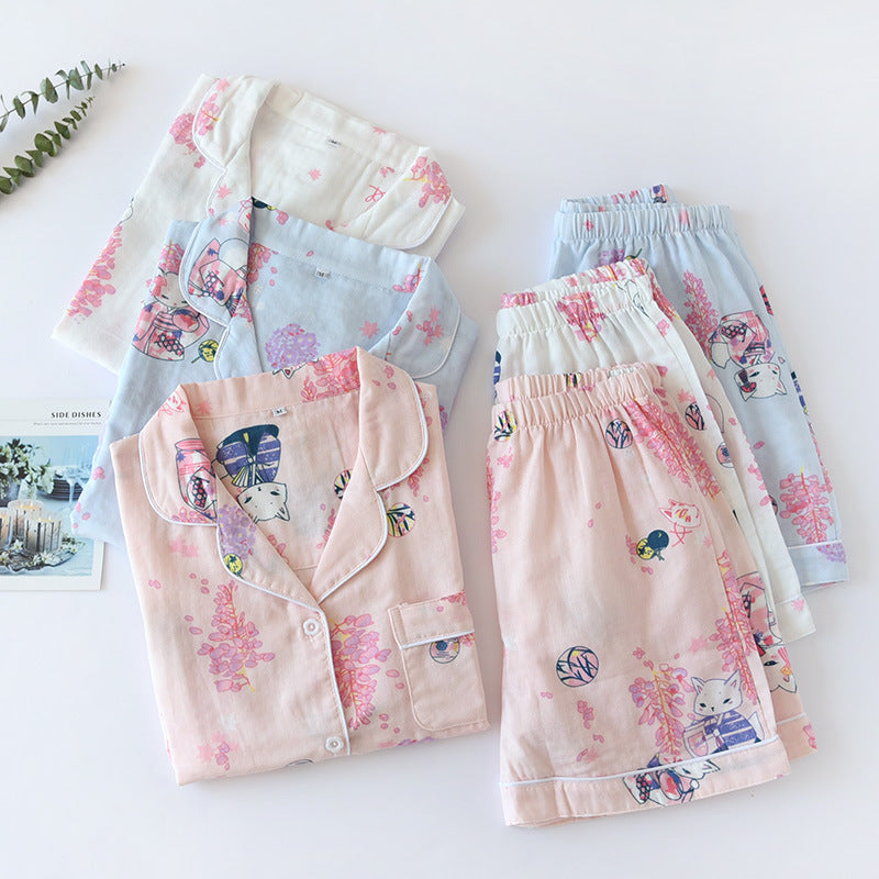 The Various Printed Shorts Pajama Set Original Pajamas-Original Pajamas
