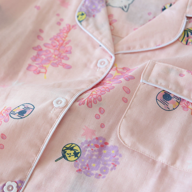 The Various Printed Shorts Pajama Set Original Pajamas-Original Pajamas