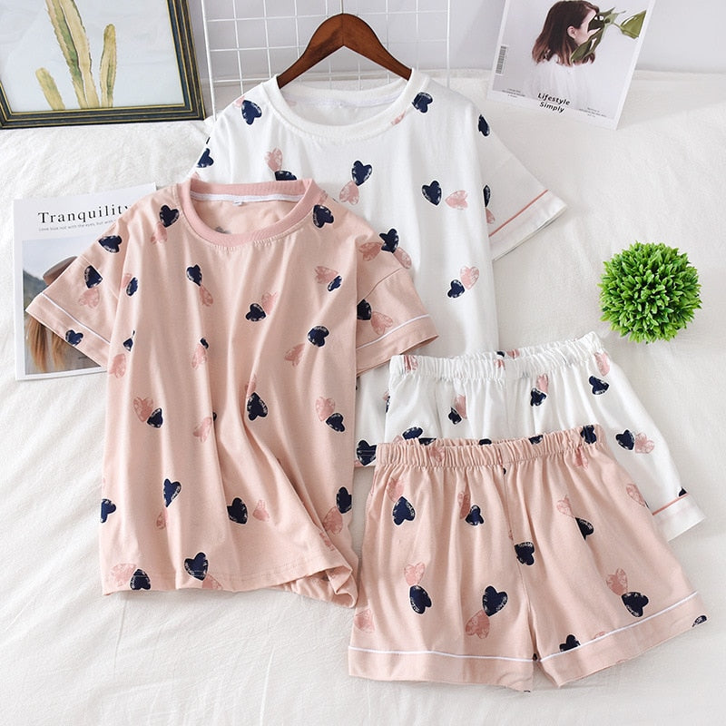 The Printed Shorts Pajama Sets Best Womens Pajamas-Original Pajamas