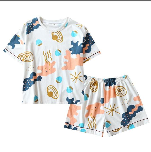The Printed Shorts Pajama Sets Best Womens Pajamas-Original Pajamas