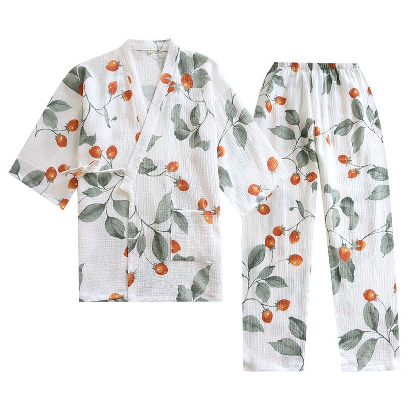 The Orange Tree Kimono Original Pajamas-Original Pajamas