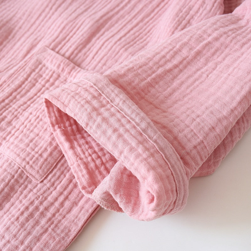 The Kimono Solid Original Pajamas 2 Piece Sleepwear-Original Pajamas