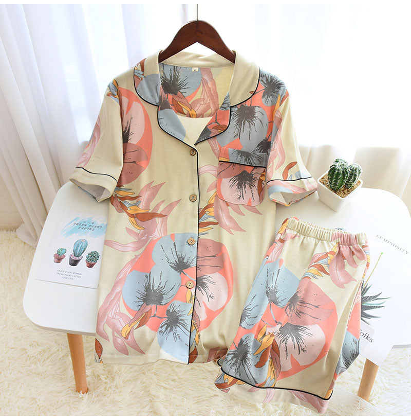 The Tropical Flowers Set Original Pajamas-Original Pajamas