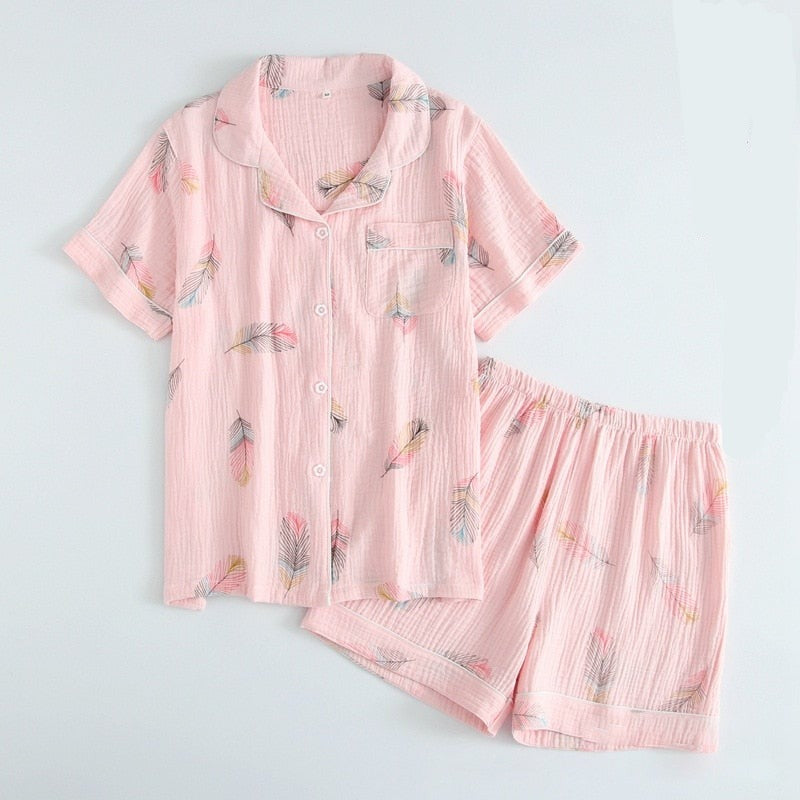 The Short-Sleeved Print Original Pajamas-Original Pajamas